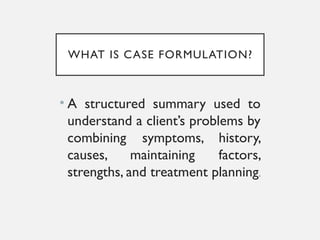 4p Formulation Comprehensive Guide to Psychological Case Formulation Using the 4 Ps ...