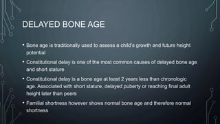 Clinical relevance of chronologic, dental, and skeletal age | PPTX