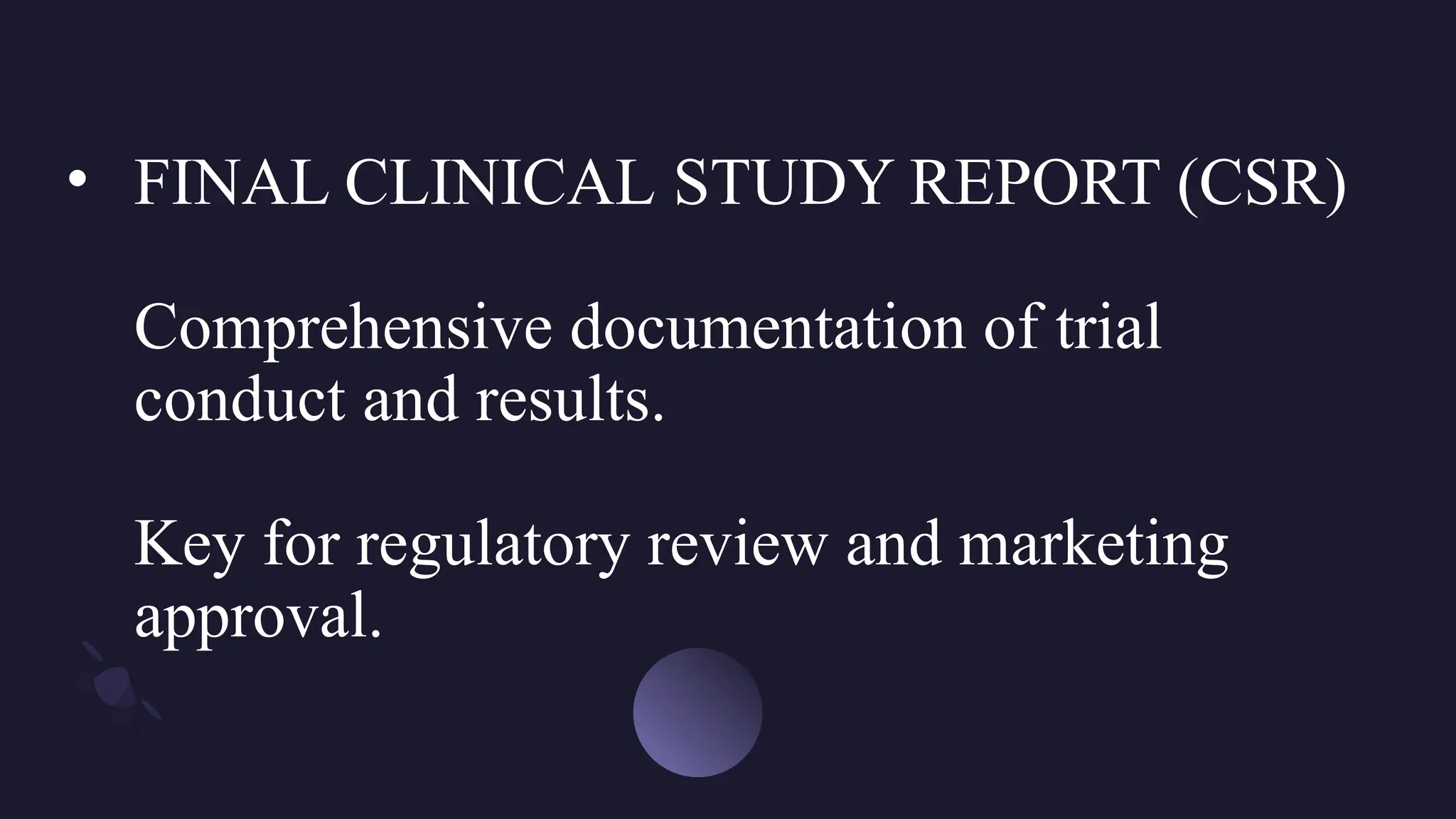 reports in clinical trials in pharmaceutical | PPTX