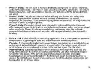 First Trial Clinical Research Glossary | PPT