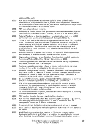 Clinical research milestones | PDF