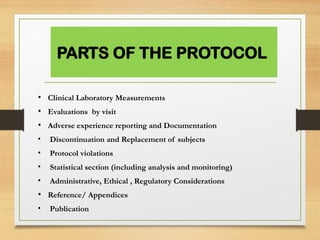 Clinical Research Protocol , Introduction, Definition, why protocol is ...