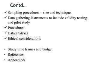 Writing of Research protocol | PDF