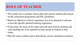 Rotated Plan Method CLINICAL ROTATION PLAN.pptx for msc nursing | PPTX