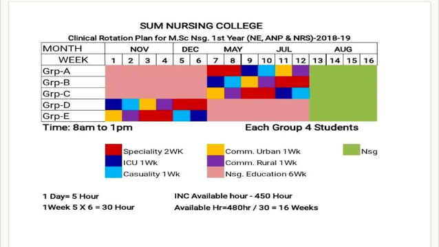 CLINICAL ROTATION PLAN.pptx for msc nursing | PPTX