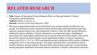 CLINICAL ROTATION PLAN.pptx for msc nursing | PPTX