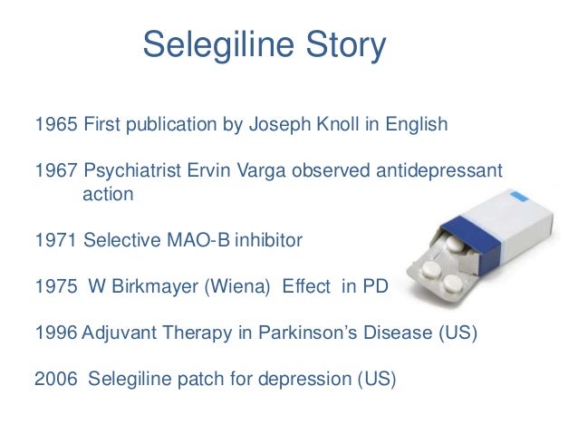 Selegiline Patch Reviews
