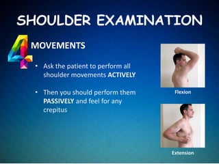 Clinical shoulder examination-osce | PPTX