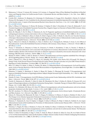 Docosahex Clinical Impact of Serum Omega-3 Fatty Acids on Endothelial Function in ...