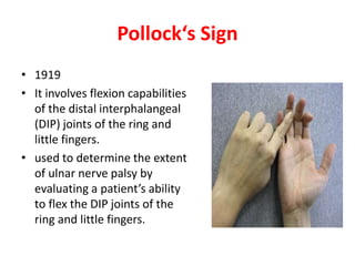 Clinical signs of upper limb | PPTX