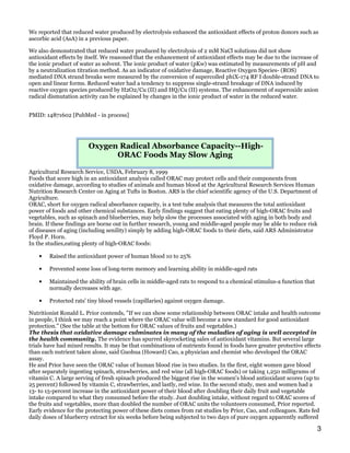 Clinical Studies And Research On Electrolyzed Water