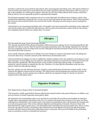 Clinical Studies And Research On Electrolyzed Water