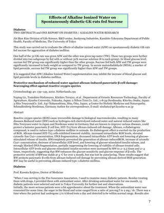 Clinical Studies And Research On Electrolyzed Water