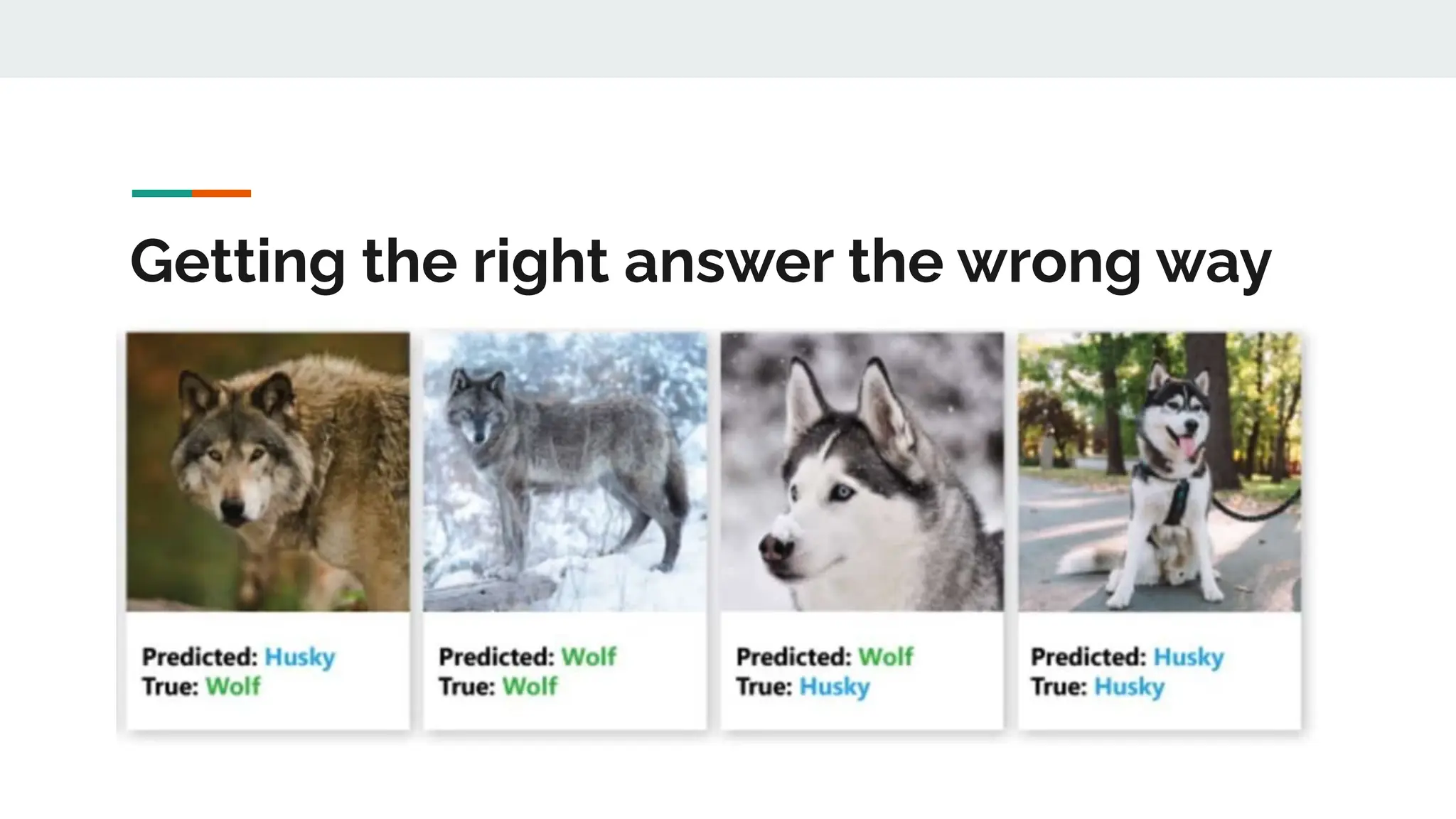Getting the right answer the wrong way
 