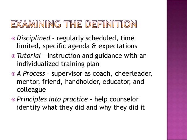 clinical supervision in counseling Roles and responsibilities of supervisors knowledgeable and skilled in the practice of their profession and in clinical supervision. clinical supervision in counseling Roles and responsibilities of supervisors knowledgeable and skilled in the practice of their profession and in clinical supervision.
