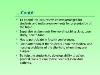 CLINICAL TEACHING METHODS in nursing courses | PPT