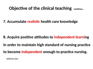 Clinical teaching methods on nursing education | PPTX