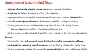 Clinical Trial_2_Fundamentals_Uncontrolled Trials.pptx