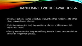 Clinical trial design | PPTX