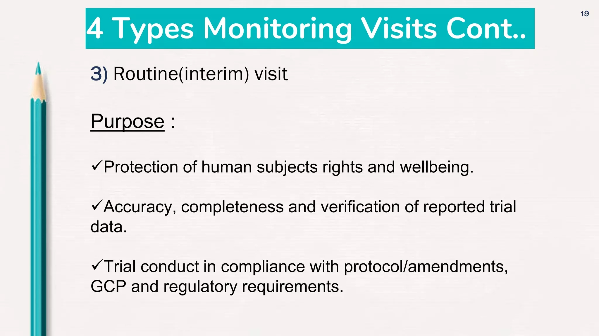 Clinical trial monitoring | PPTX