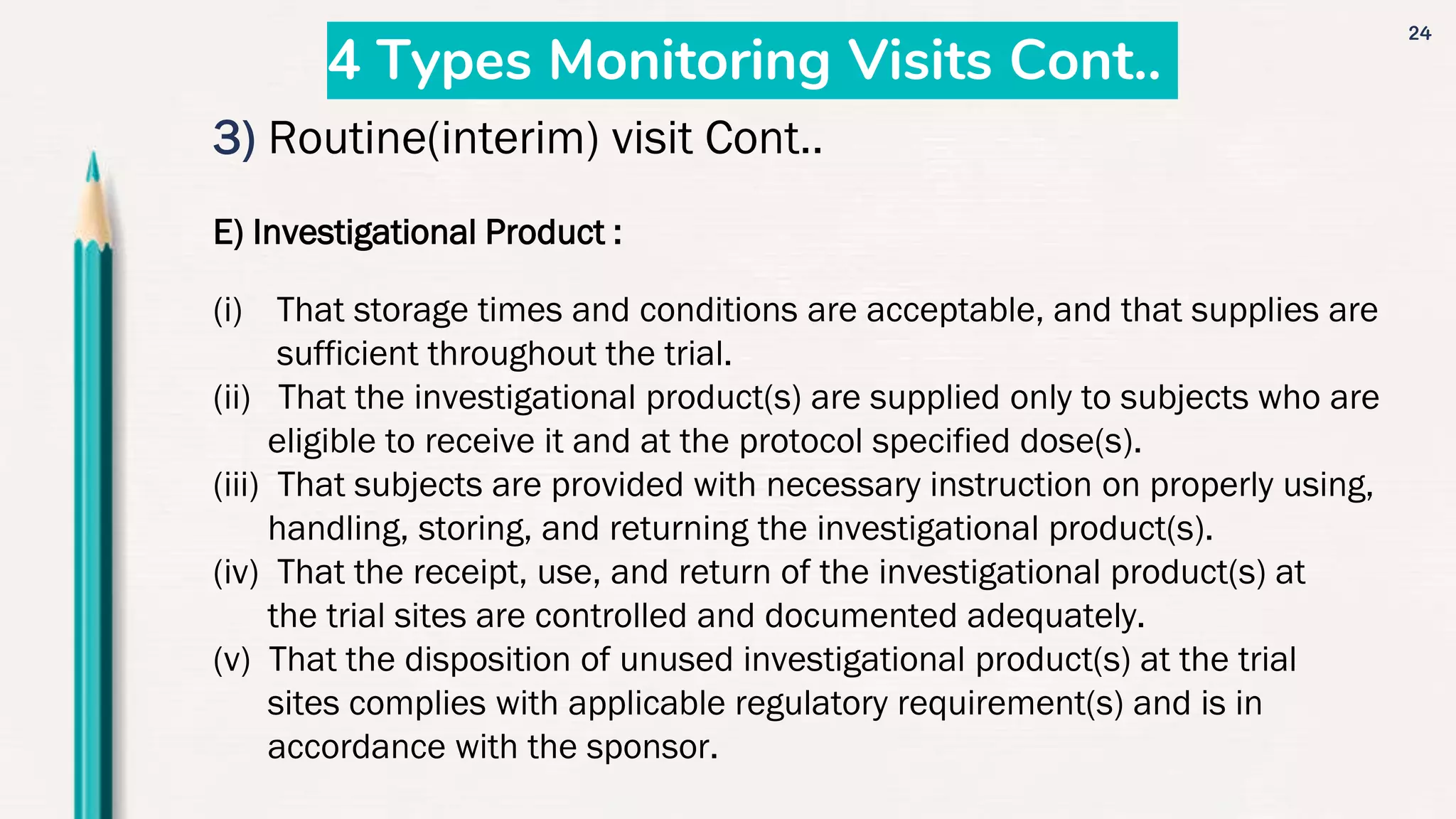 Clinical trial monitoring | PPTX