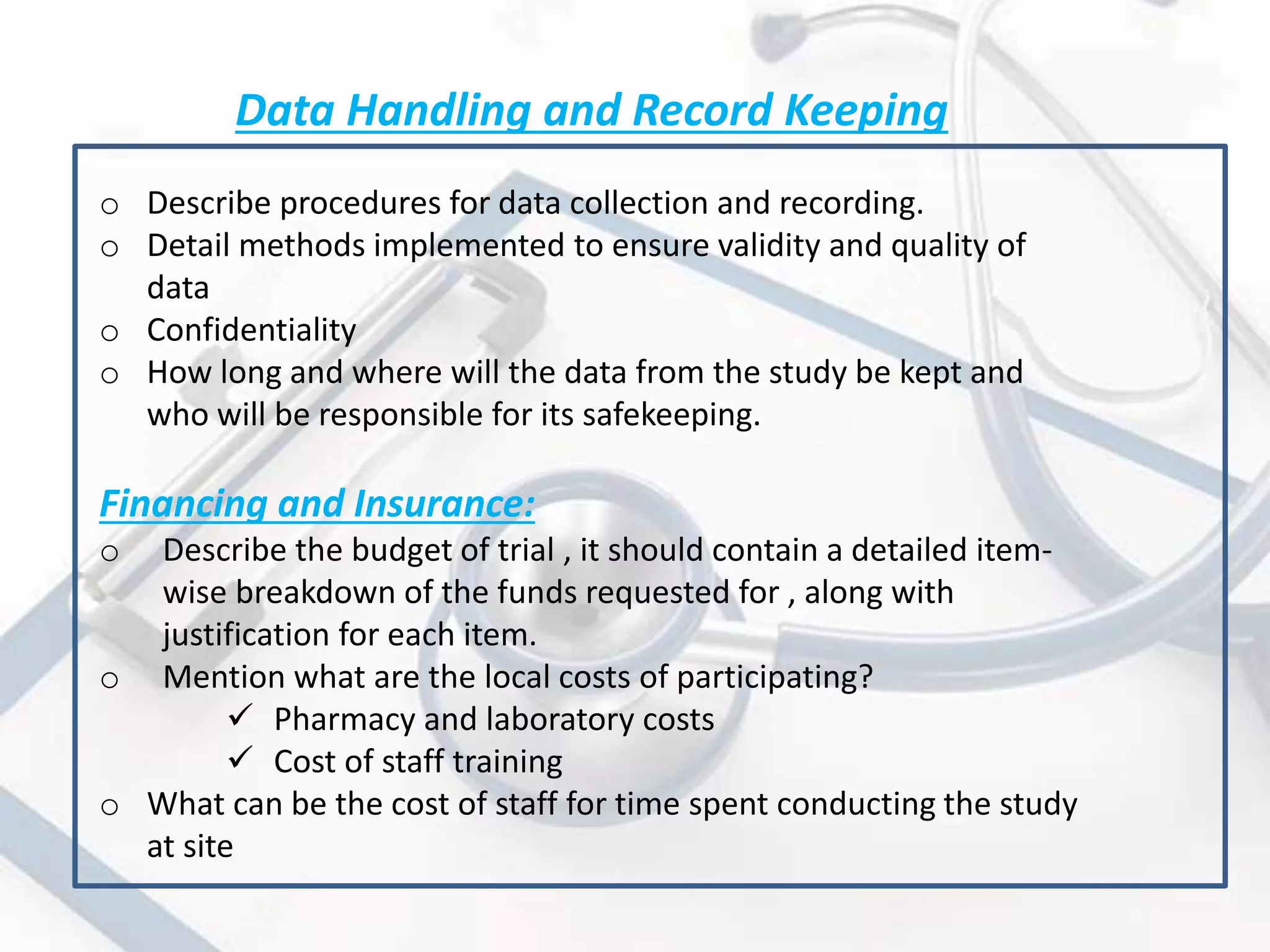 Clinical Trial Protocol | PPTX