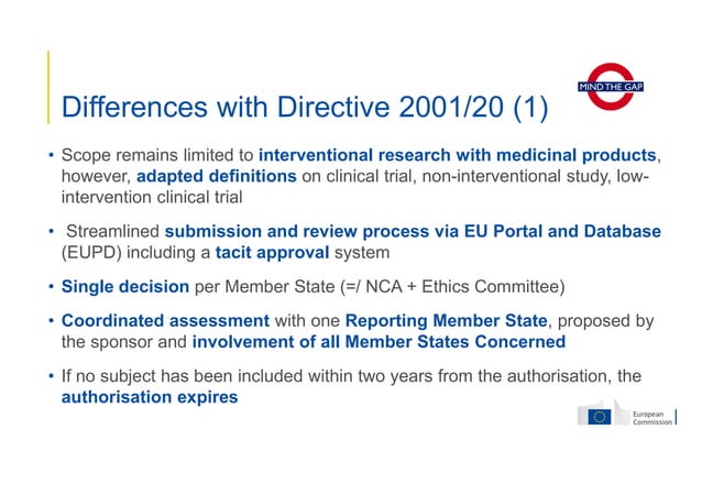 Clinical trial regulation 536 2014