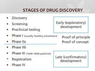 STAGES OF DRUG DISCOVERY
 