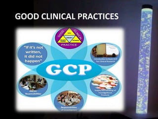 GOOD CLINICAL PRACTICES
 