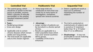Clinical Trials.presentation by Dr Ipshita | PPTX