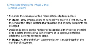 CLINICAL TRIALS - PHASES department of pharmacology | PPTX