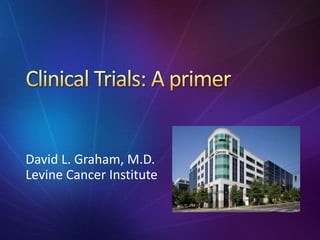 David L. Graham, M.D.
Levine Cancer Institute
 