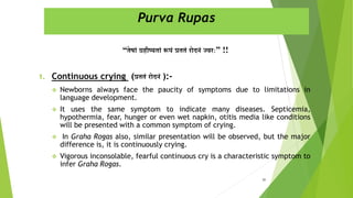 Clinical understanding of graha roga in present day practice | PPT