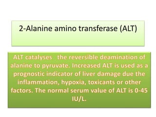 Clinical use of enzymes | PPTX