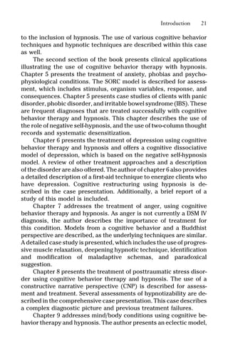 Clinical use of hypnosis | PDF