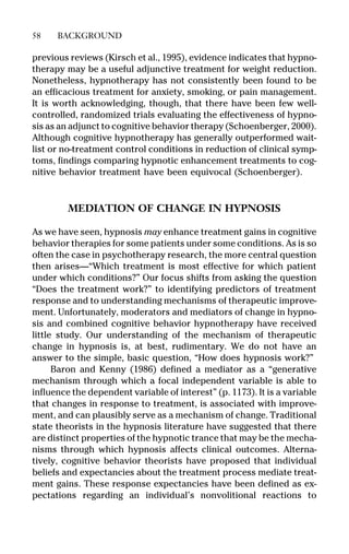 Clinical use of hypnosis | PDF