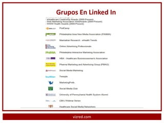 Grupos En Linked In




     vizred.com
 