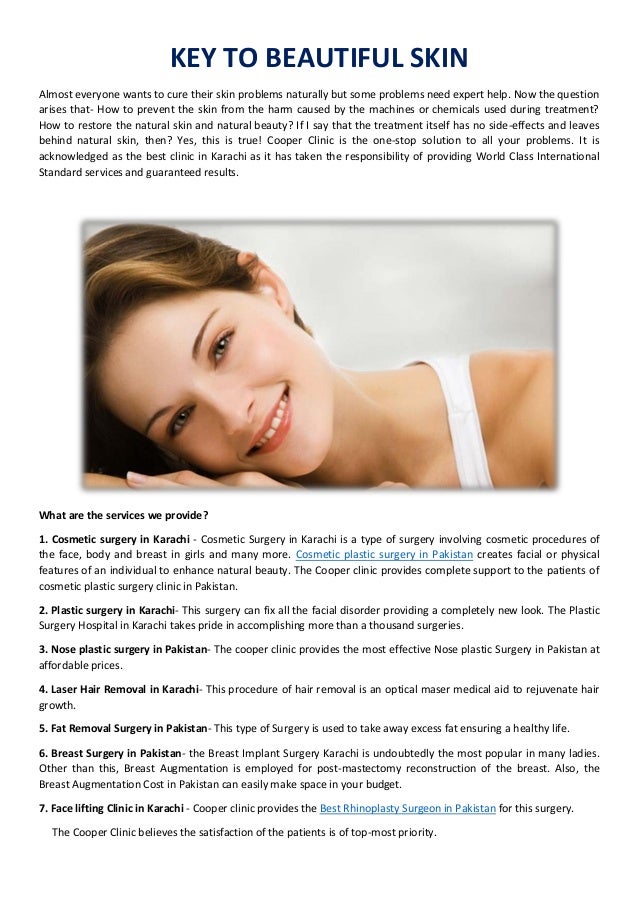 Nose Plastic Surgery in Karachi, Pakistan