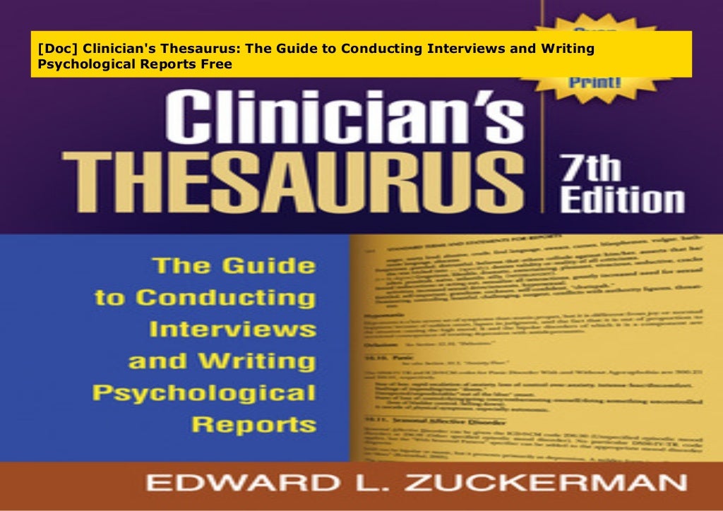 writing psychological reports a guide for clinicians