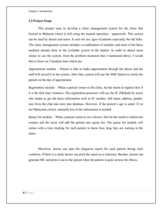 Clinic management system project report.pdf