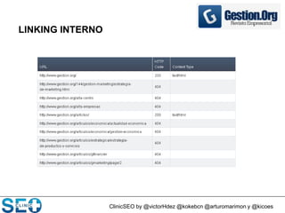ClinicSEO by @victorHdez @kokebcn @arturomarimon y @kicoes
LINKING INTERNO
 
