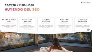 Recuerda nuestro hashtag!
#CLINICSEO
GROWTH Y VISIBILIDAD
NOTIFICACIONES
PUSH
NOTIFICACIONES PUSH PARA
DIFUNDIR OFERTAS
PUNTUALES
ESTRATEGIA
MAILING
CONSTRUYENDO Y
EXPLOTANDO UNA BASE DE
DATOS DESDE UNA PÁGINA
DE CUPONES
COOKIE
STUFFING
O EL ARTE DE DEJAR CAER
NUESTRAS GALLETAS POR
TODOS LADOS
HIJACKING
TIENDAS
SER MÁS RÁPIDO QUE LOS
DEMAS NOS PUEDE
OTORGAR GRANDES
VENTAJAS
EL USUARIO
ALTRUISTA
SOLO PARA LA GENTE QUE
DISPONE DE MUCHO TIEMPO
LIBRE
 