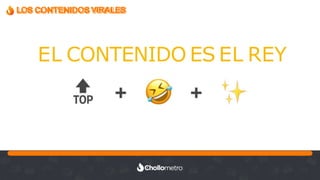 Recuerda nuestro hashtag!
#CLINICSEO
LOS CONTENIDOSVIRALES
🔝 ➕ 🥵 ➕ ✨
EL CONTENIDO ES EL REY
 