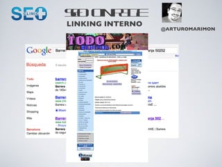SEO ONPAGE LINKING INTERNO @ARTUROMARIMON 