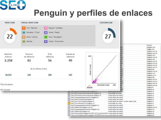 Penguin y perfiles de enlaces
 
