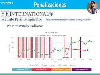 Penalizaciones
https://feinternational.com/website-penalty-indicator/
#clinicseo
 