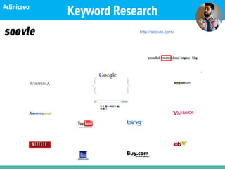 Keyword Research
http://soovle.com/
#clinicseo
 