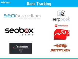 Rank Tracking#clinicseo
 
