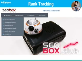 Rank Tracking
http://www.seobox.club/
#clinicseo
 