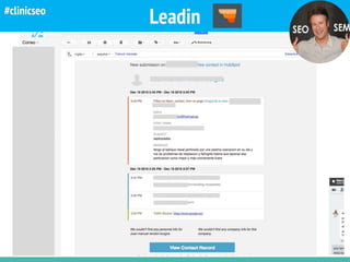 Crawling @kicoes
Leadin#clinicseo
 